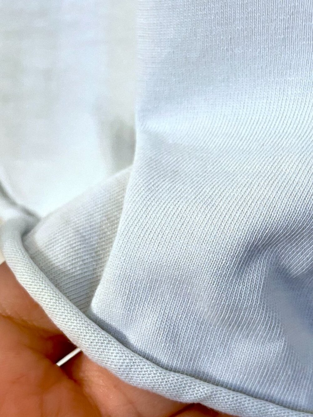 COS Relaxed-Fit Cropped T-Shirt Raw Edges 100% Cotton Scandi Minimalist Boxy Fit - Picture 6 of 12